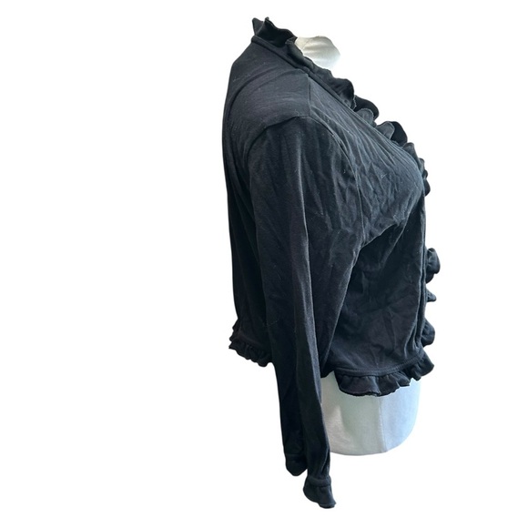 Charter Club Black Cotton Cardigan - Picture 2 of 4